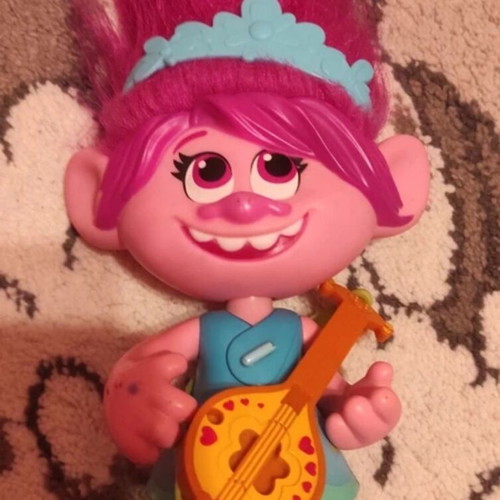 Trolls Pop To Rock Singing Figure like new