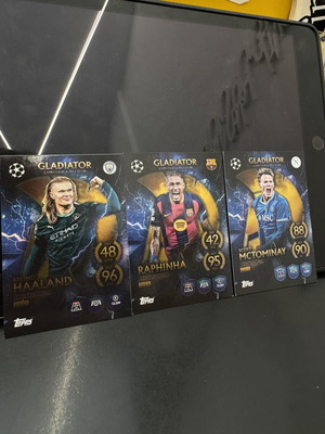 Topps Gladiator Limited Edition collectible cards set of 3 new