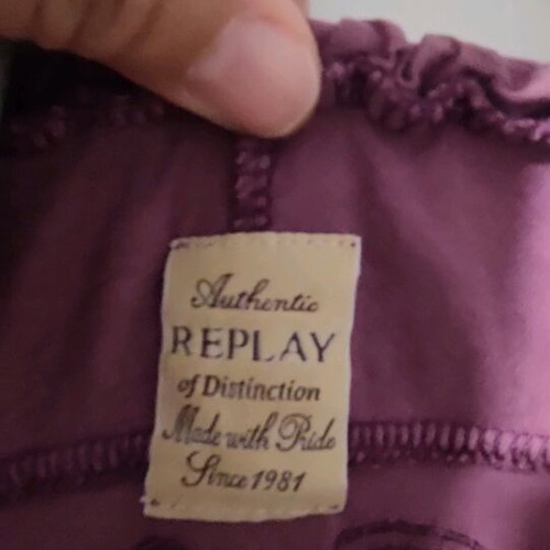 Replay blouse size M used, purple with small holes