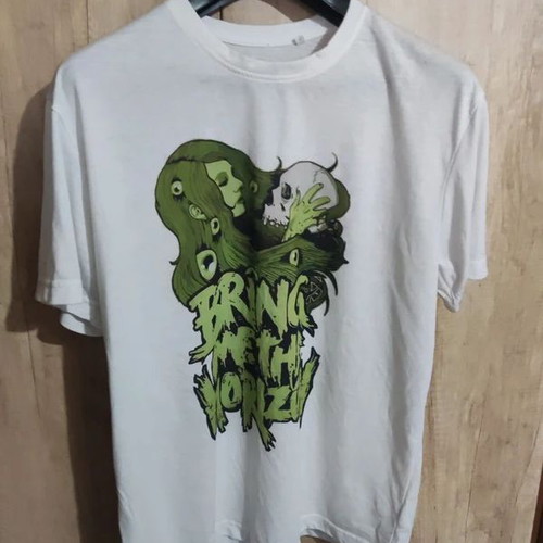 Bring Me The Horizon T-shirt XL used, white