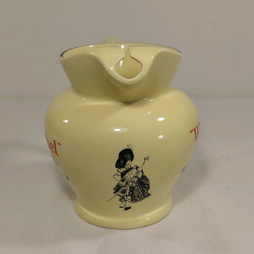Dewar's White Label ceramic jug used, vintage