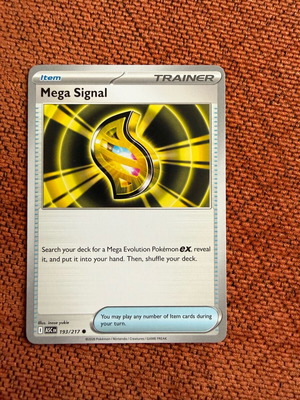 Mega Signal Pokemon card new, Ascended heroes 193/217