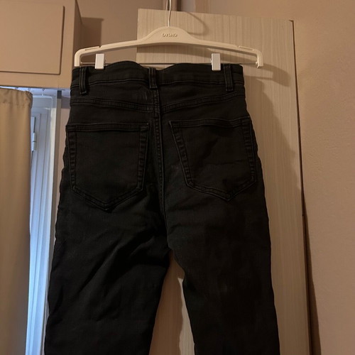Skinny jean used Pull & Bear black size S 36 8 no front pockets