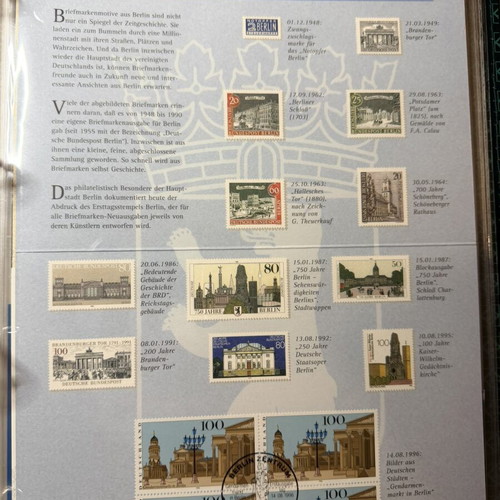 Deutsche Post philatelic sheets 1995–1997 like new, Germany