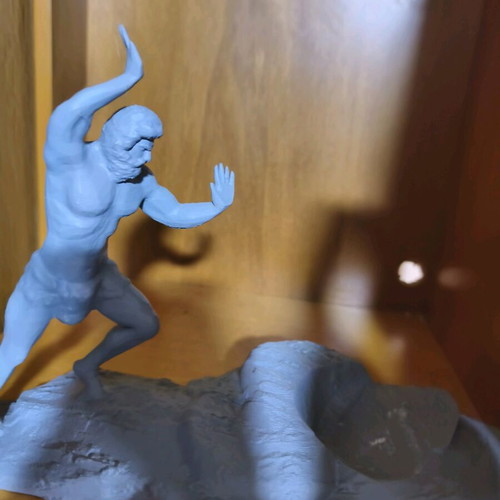 3D Printed Decorative Bottle Holder Base Atlas used