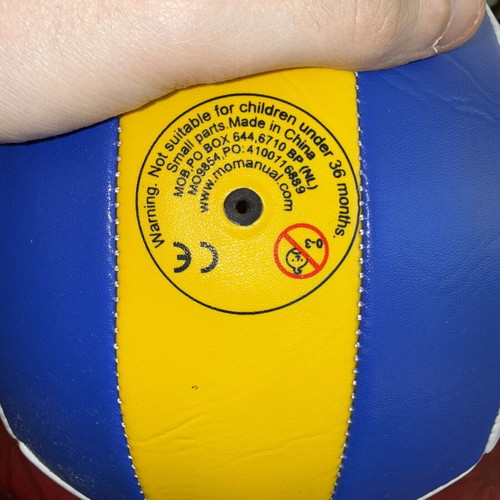 Volleyball ball brand new, tricolor