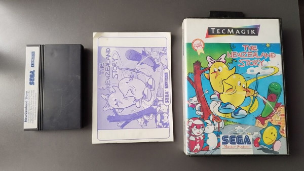 Jeu Sega Master System – The Newzealand Story – PAL – Bon état Fonctionnel