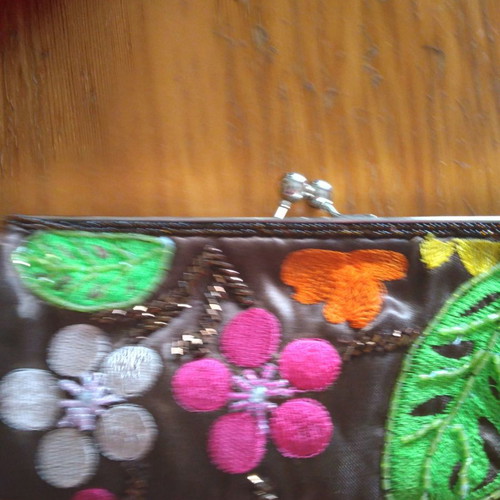 Evening satin handbag new