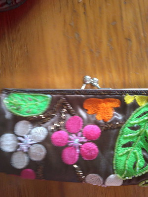 Evening satin handbag new