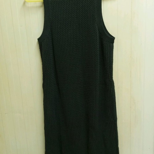 Tommy Hilfiger Sleeveless Knit Dress Black New
