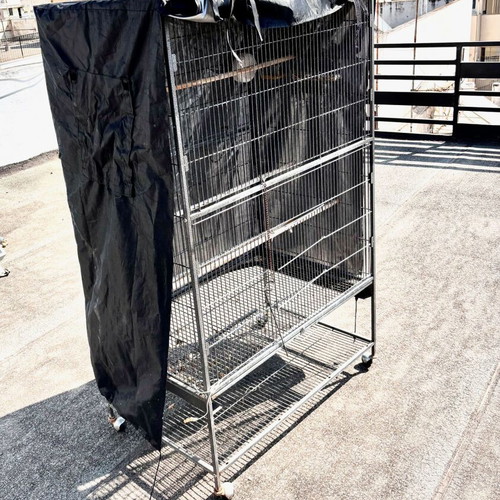 Large aviary cage for parrots like new with Bangminda cover
