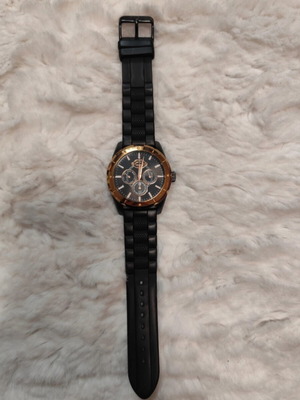 Marc Ecko men's watch used, black and gold