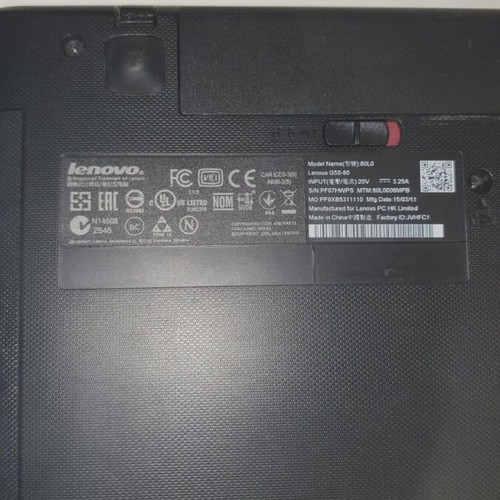 Lenovo G50-80 laptop like new, 15.6" Intel Core i3, 4GB RAM, 500GB HDD, Windows 10 LTSC