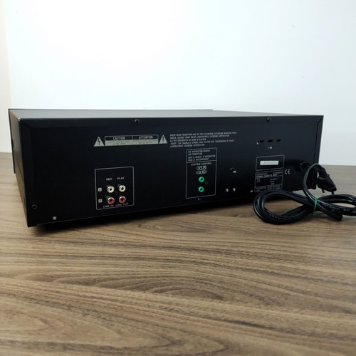 Kenwood KX-W4080 Vintage Double Cassette Deck used, black
