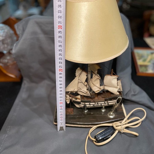 Ship lamp handmade used with pole holder
