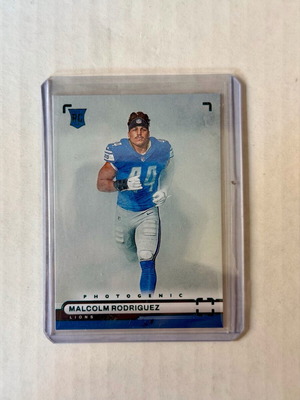 2022 Panini Chronicles #PH-46 Malcolm Rodriguez Photogenic κάρτα Detroit Lions καινούργια