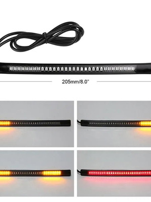 LED Motorcycle Turn Signal and Brake Light Strip new