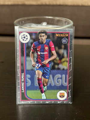 Κάρτα Lamine Yamal RC Rookie 2023-24 Topps Merlin Barcelona UEFA καινούργιο