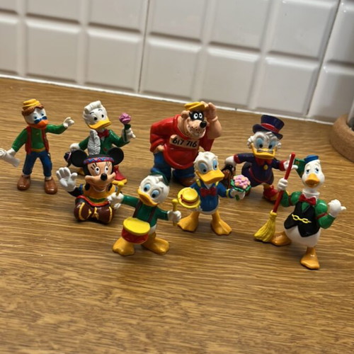 Bullyland vintage collectible figures, 8 pcs, like new