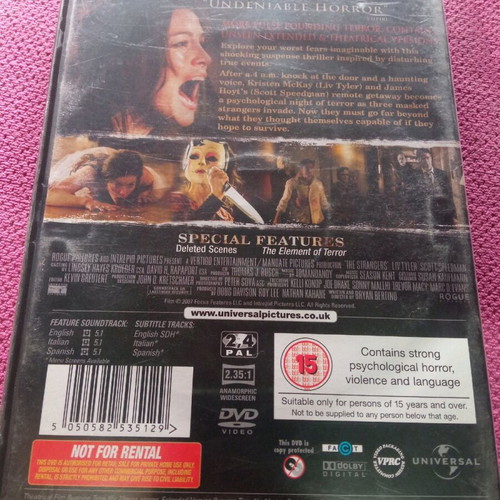 The Strangers DVD like new, subbed adventure thriller horror