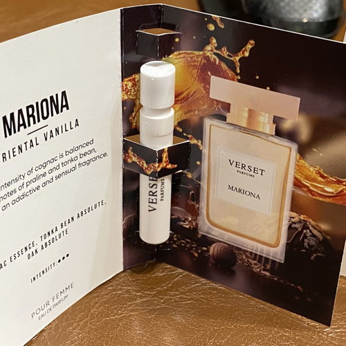 Verset Parfums tester set of 3 Eau de Parfum samples new