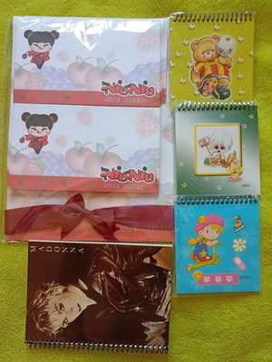 Vintage stationery and school supplies set 90s-00s with NiuNiu, KIKY, Madonna