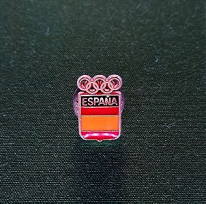 OLYMPIC COMMITTEE PIN AUTHENTIC memorabilia souvenir - Team Spain