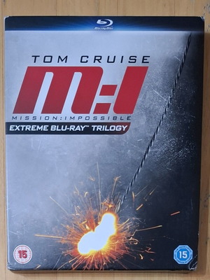Mission: Impossible Extreme Trilogy Blu-ray καινούργιο, συλλογή 3 ταινιών