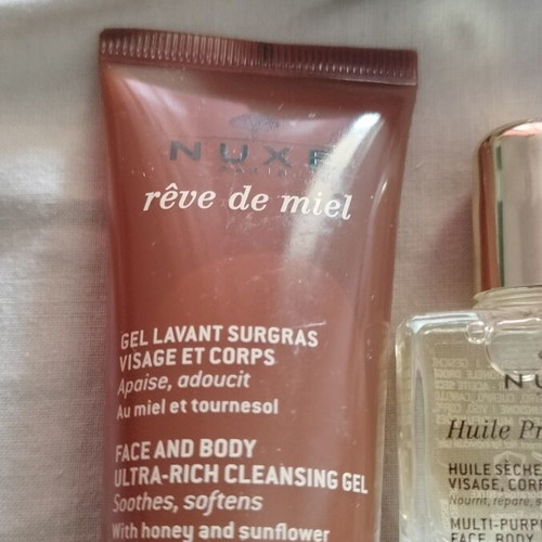Nuxe travel size products new