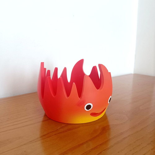 Studio Ghibli Calcifer decorative 3D printed from Howl's Moving Castle