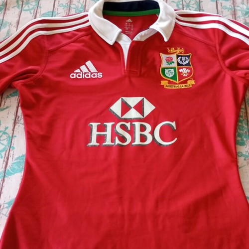 Adidas British & Irish Lions Rugby Jersey Australia 2013 Tour, size L