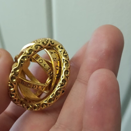 Harry Potter Astronomy Ring new, gold color, inspired by books