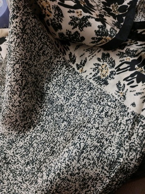 Шал кърпа от изкуствена коприна полиестер 90x180 см