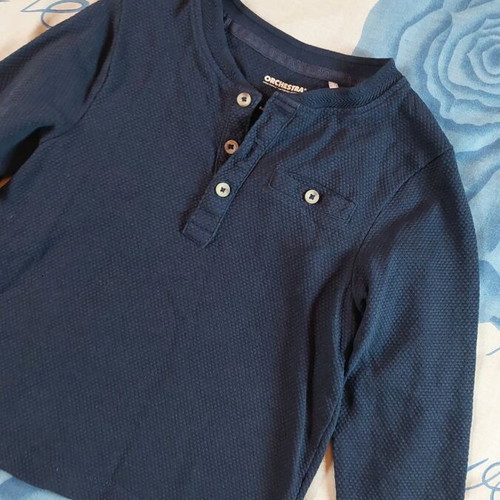 Orchestra kids' blue t-shirt like new, size 104 cm