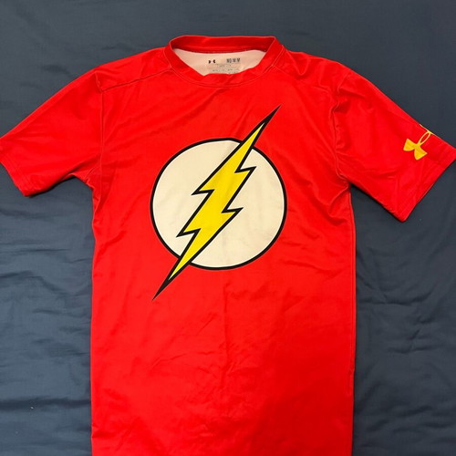 Under Armour x Flash collectible shirt like new, red, size M