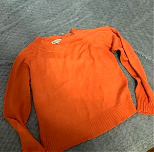 orange sweater jumper πορτοκαλι πουλοβερ
