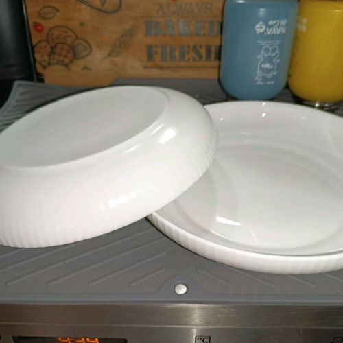 White porcelain bowls new, 25 cm, Ionic series by Vicko