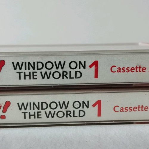 Vintage English learning cassettes used, 90s