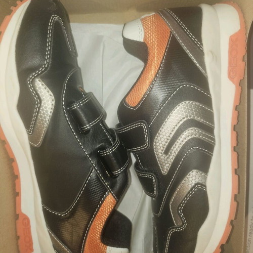Geox shoes like new, size 39, black and orange