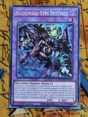 Nightmare-Eyes Restrict Secret Rare κάρτα Yu-Gi-Oh!