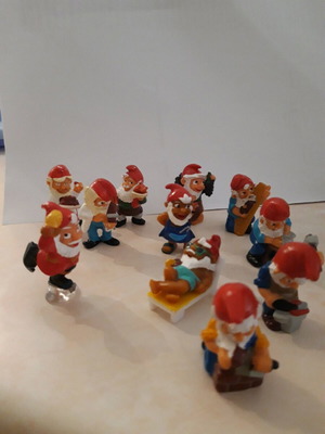 Συλλεκτικοί νάνοι Kinder έκπληξη 1992 Ferrero σαν καινούργιο, 11 τεμάχια