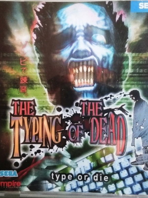 The Typing of the Dead Sega PC game used, retro zombie action
