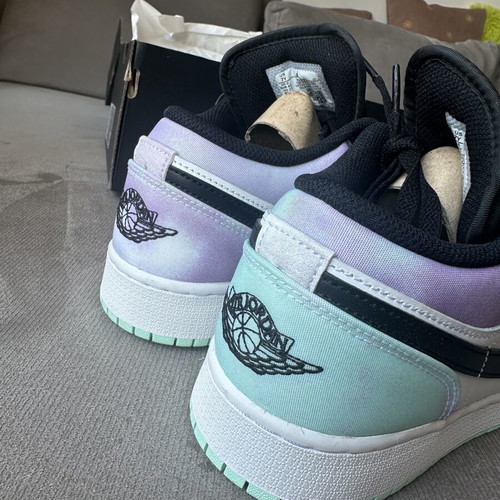 Nike Air Jordan 1 Low SE GS Pastel Tie-Dye New, Size 40