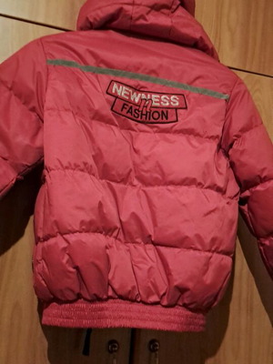 Children's jacket like new, red, size S, age 10