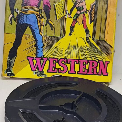 Super 8 Western film reel Lunga Valle Verde, vintage