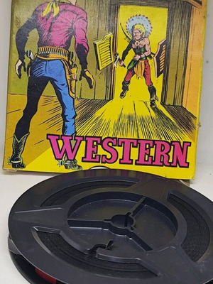 Super 8 Western film reel Lunga Valle Verde, vintage