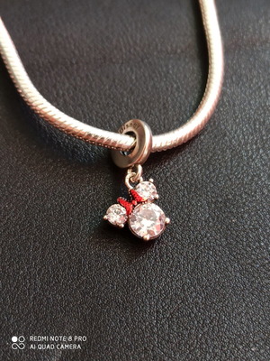 Pandora Disney Minnie Mouse charm like new, silver