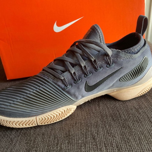 Nike Air Zoom Ultra React tennis shoes used, gray, size 39