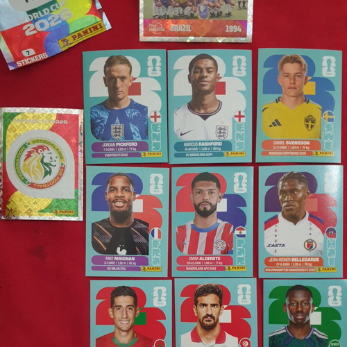 Panini 2026 World Cup 15 stickers new