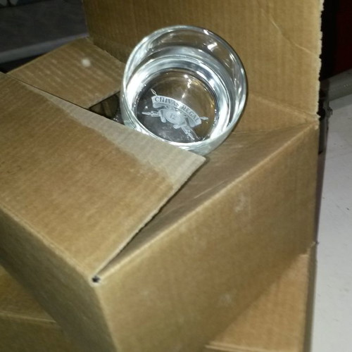 Chivas crystal collectible glasses pack of 12 new